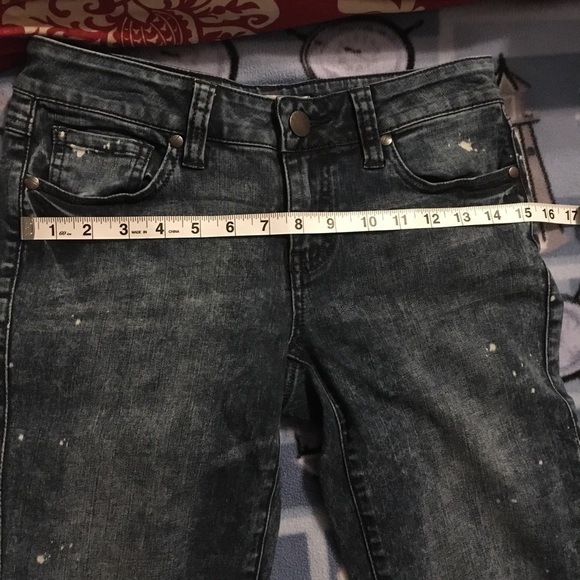 CAbi Constellation Wash Paint Skinny Jeans - Sz 2 - Picture 11 of 11